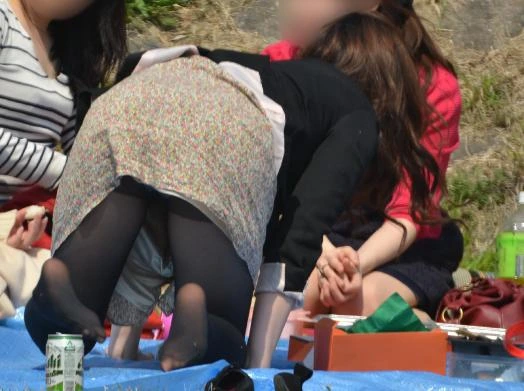公園でくつろいでる子のパンチラを盗撮167枚 19