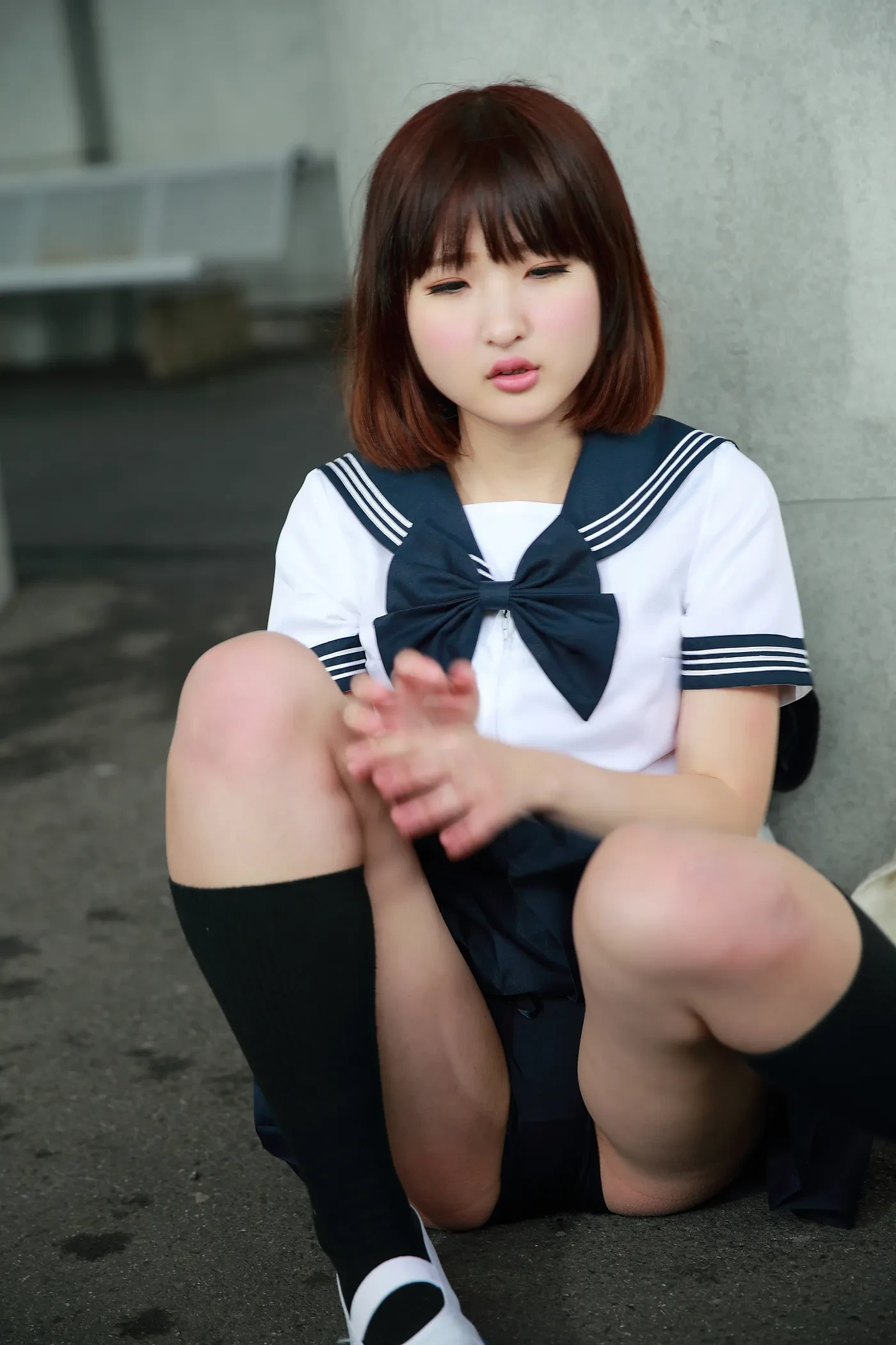 見せパンJK・コスプレイヤー・アイドルエロ画像！見せパンでも見えるとうれしいパンチラ 10